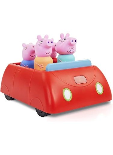 WOW! STUFF Peppa Pig's Clever Car Interactive Pre-School Toy with Lights and Sounds   Motorised Vehicle with Collision Avoidance Sensors   for Girls and Boys Aged 18 Months Plus