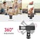 ULANZI Phone Tripod Mount ST-06S Universal Smartphone Mount Adapter with 2 Cold Shoe 360&deg; Rotates and Adjustable Cell Phone Clip Clamp Holder Compatible with iPhone Samsung Galaxy and All Phones