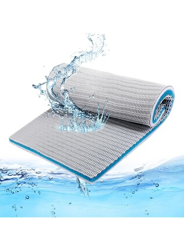 EKIND Aquarium Filter Media 8 Layer Aquarium Filter Sponge, Fish Tank Accessory Sponge Filter, Super Filter Effect, Filter Sponge for Fish Tank Aquarium (12in x 10in)