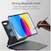 ZOOMEE Magic Keyboard Case for iPad (A16) 11th Gen 2025/iPad 10th Gen 10.9" 2022, Backlit with Trackpad Keyboard, Magnetic Floating Cantilever Stand for iPad 11th /10th Generation - Black