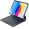 ZOOMEE Magic Keyboard Case for iPad (A16) 11th Gen 2025/iPad 10th Gen 10.9" 2022, Backlit with Trackpad Keyboard, Magnetic Floating Cantilever Stand for iPad 11th /10th Generation - Black