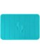 SKEIDO Anti-slip Memory Foam Non-slip Bathroom Mat - 15.7in x 23.6in, Blue
