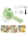 Excefore Handheld Electric Vegetable Cutter Set,4 in 1,Wireless Food Processor Electric Food Chopper for Garlic Chili Pepper Onion Ginger Celery Meat with Brush