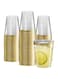 Disposable Plastic Cup, 25 Pcs Crystal Clear for Parties And Weddings with Gold Edge(10 oz)