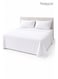 300TC 100% Cotton Bedsheet Set 300x300 cm &acirc;&euro;&ldquo; Super King Size, Soft Breathable Hotel Quality Bed Linen with 2 Pillowcases, White Cotton White 300x300cm