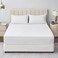 MUSA&Acirc;&reg; 3 Piece Fitted Sheet Set - Hotel Quality Cotton Bedding (White, 160 x 200cm)