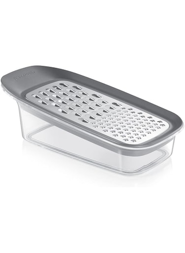 Tescoma -428606 Grandchef Grater With Storage Container Combined  Grater Kitchen Tools and Gadgets Cheese Grater with Container Vegetable Grater
