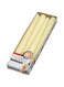 Bolsius Pointed Candles Ivory 245/24, White, 4 Pieces