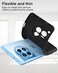 Generic Silicone Case for OnePlus 12R 2024, Liquid Gel Rubber Bumper Case with Soft Microfiber Lining Cushion Slim Hard Shell Shockproof Protective Cover for OnePlus 12R 5G 2024 (Black)