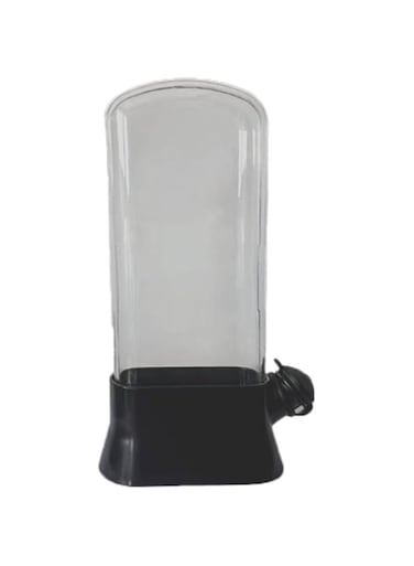 Vanilla Saver refrigerator Clear fresh vanilla saver High shape vanilla saver Pod cilantro saver container breathable plastic (black)