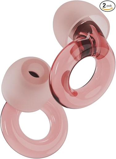 Loop Engage Earplugs for Conversation &ndash; Low-level Noise Reduction with Clear Speech &ndash; Social Gatherings, Noise Sensitivity &amp; Parenting &ndash; 8 Ear Tips in XS/S/M/L - SNR 16 dB coverage - Rose
