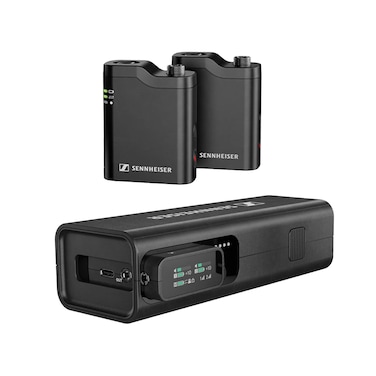 Sennheiser 2-Channel All-In-One Professional Microphone System Profile Wireless by for Recording, Vlogging, Interview