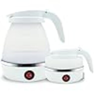 Foldable Portable Electric Kettle with Adjustable Temperature Control