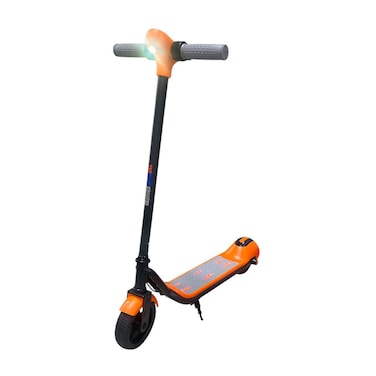 Top Gear Electric Scooter TG 65, Rechargeable E-Scooter with Hand Brake, LED Light, Bluetooth, 24V Battery, 150W Motor, Up to 15km/h Speed - Orange