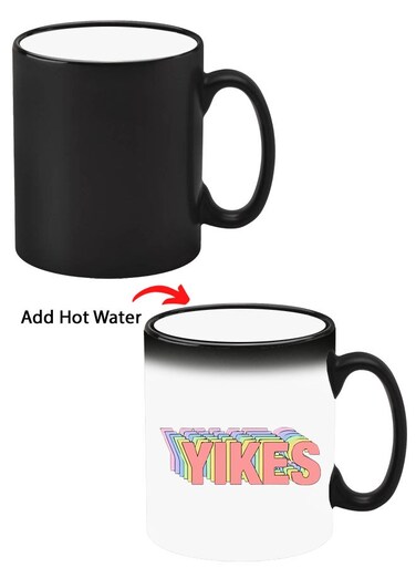 Colour Changing Heat Sensitive Magic Mug Add Hot Tea or Coffee Yikkes-01 For Home Office Gift Kids Men Women