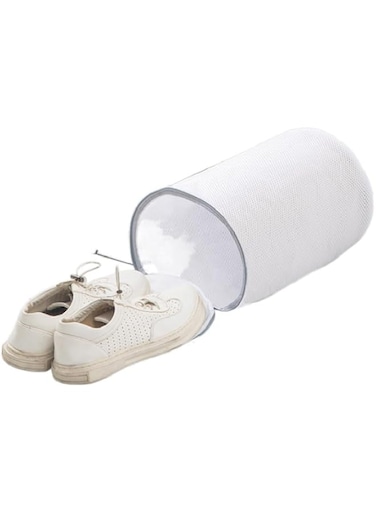 2 Pcs Shoes Washing Sneaker Dryer &amp; Wash Bag With Strap, Mesh Laundry Bag, Mesh Shoe Washing Bag with Zipper(XL+L)