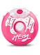 YHRY 380ml Donut Water Bottle with Straw for Kids, BPA Free &amp; Leak Proof Sports Cup with Straw, Toddler Drink Bottle with Shoulder Strap for Outdoor and School (Blue) (Pink)