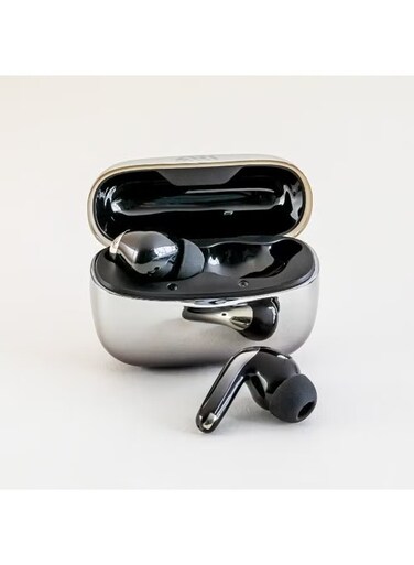 ARK Techno 6H Playtime Wireless Earbuds   Bluetooth 5.3 + ANC/ENC Noise-Cancelling   IPX4 Water-Resistant   LED Battery Display Charging Case (400mAh)   HD Voice Calls   TWS01