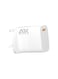 ARKTECHNO 20W GaN Fast Charger   PD &amp; QC3.0 USB-C Wall Adapter   UK 3-Pin Plug   Smart Overheat &amp; Charging Protection   Compact High-Speed Power Adapter for iPhone, Samsung &amp; USB-C Devices