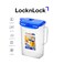 LocknLock 2L Fridge Door Jug with Resealable Flip-Top - Airtight, BPA-Free, Microwave, Freezer, and Dishwasher Safe