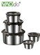 Airtight Meal Prep Container Set 316 Stainless Steel Stackable Food Storage Containers Leak-proof Airtight Smell-proof Perfect for Induction Cooker Gas Stove Microwave Oven