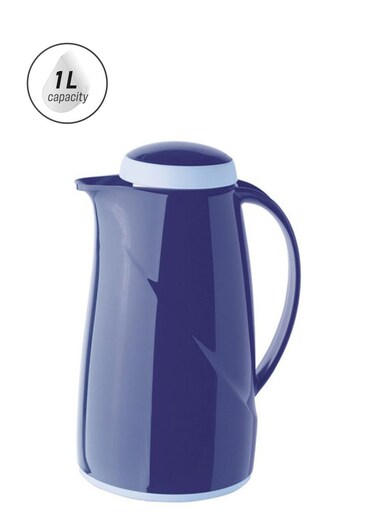 Wave Vacuum Flask Blue 1Liters