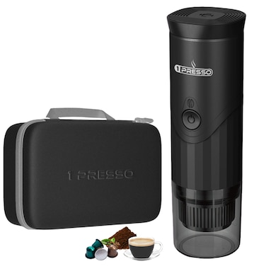 1Presso PRO Portable Automatic Espresso Coffee machine - Black