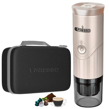 1Presso PRO Portable Automatic Espresso Coffee machine - Pink