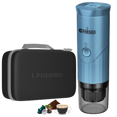 1Presso PRO Portable Automatic Espresso Coffee machine - Blue