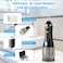 Water Flosser for Teeth Cordless IPX7 Waterproof Dental Oral Irrigator Tooth Cleaner with 5 Modes, 300ML Water Tank and 6 Jets Toothpick for Tooth Brace Gum Bridges Tartar Cleaning, Home Travel Use
