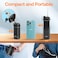Bitvae P1 Water Dental Flosser, Travel Teeth Picks, Cordless Mini Cleaner Picks With Telescopic Tank, Ipx7 Waterproof Flossing Cleaning Brace &amp; Sensitive Care, Black