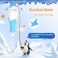 SEAGO Toddler Electric Toothbrushes for Baby Ages 0-3 Years, Baby Toothbrush with Smart Timer and Suction Base, 4 Replacement Brush Heads SG-513(Pink-C) (blue)