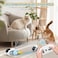 Remote Control Cat Toy, Upgraded Interactive Chase Cat Toys for Indoor Cats, Smart Cat Toy Car with Feathers, Cat Mouse Toys, rc Interactive Cat Toy Self Play, USB Rechargeable (Blue)
