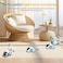 Remote Control Cat Toy, Upgraded Interactive Chase Cat Toys for Indoor Cats, Smart Cat Toy Car with Feathers, Cat Mouse Toys, rc Interactive Cat Toy Self Play, USB Rechargeable (Blue)