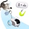 Remote Control Cat Toy, Upgraded Interactive Chase Cat Toys for Indoor Cats, Smart Cat Toy Car with Feathers, Cat Mouse Toys, rc Interactive Cat Toy Self Play, USB Rechargeable (Blue)