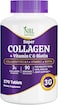 NBL Natural Super Collagen Tablets &ndash; 270 Tablets &ndash; Collagen Type 1 &amp; 3 with Vitamin C &amp; Biotin &ndash; 3g Per Serving &ndash; Supports Hair, Skin, Nails &amp; Joint Health &ndash; 90 Servings