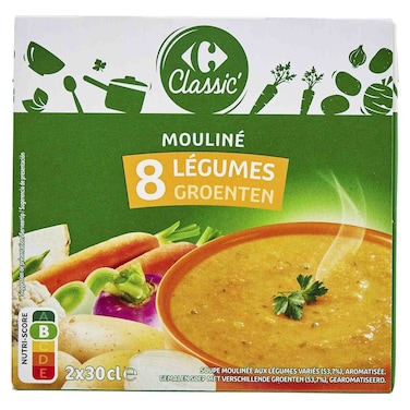 Carrefour Classic Vegetable Soup, 300ml, Pack of 2