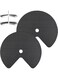 Azonee Kitchen Lazy Susan Shelf Liner, Circle Kitchen Liners Non Adhesive, Strong Grip Shelf Cabinet Liner, Non Slip Non Skid Fridge Mats for Drawer Refrigerator Pantry Sink Cupboard Storage