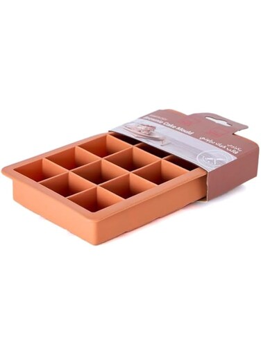 HomeBox Avon Silicone Brownie Cake Mould - 18x12x3 cm