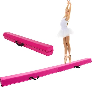 Adjustable Professional Balance Beam Elevate your Gymnastic Skills (Random Color 8 FT)