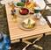 Folding Camping Table, Portable Outdoor Indoor Low Height Foldable Picnic Table