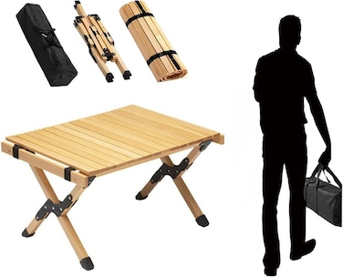 Folding Camping Table, Portable Outdoor Indoor Low Height Foldable Picnic Table