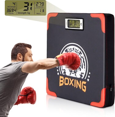 Adjustable Punch Force Tester Boxing Sensor Wall Mounted Training Pad Machine