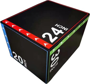Premium Soft Foam Plyometric Jump Box For Cardio Strength Training