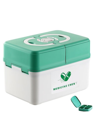 Medicine Box Household Large Capacity Multi-layer Medical Care First Aid Box Small Pill Box Medicine Storage Box