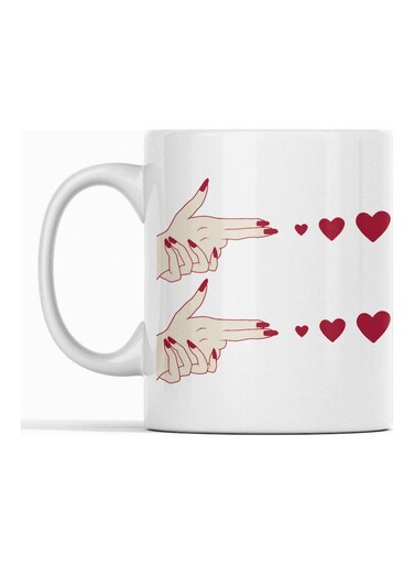 Love Mug for Tea and Coffee White 350ml
