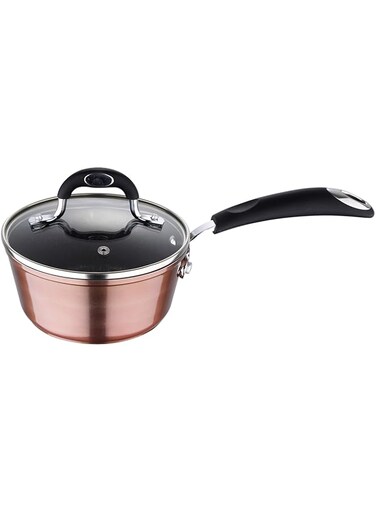 BERGNER PANDORA SAUCEPAN WITH LID 16CM FORGED ALUMINUM INDUCTION BASE, BG6248CP