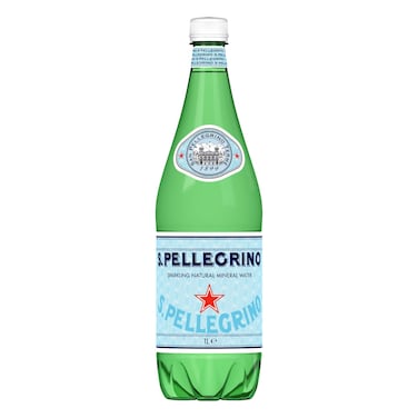 San Pellegrino Carbonated Natural Mineral Water 1L