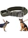 Aputue Dog Collars, Dog Collar Adjustable Nylon Dog Collar Heavy Duty Metal Buckle with Handle for Dog Training, Quick Release Dog Collar for Small Medium Large Dogs (L 45-55CM)
