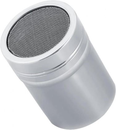 Powder Shaker Duster with Mesh Lid   Fine Flour Sugar Cocoa Shaker   Spice Sprinkler Jar   Easy Clean Kitchen Baking Tool   Dusting Container for Coffee &amp; Baking